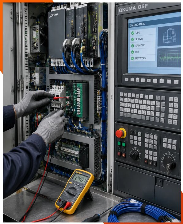 Ремонт систем ЧПУ Okuma OSP в Муре